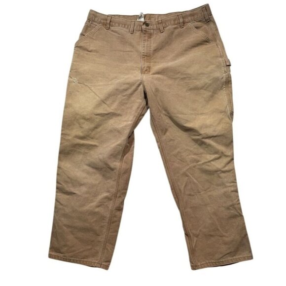 Carhartt Other - Vtg Carhartt Pants B11 Brown Canvas Dungaree Carpenter Workwear Y2K Mens 44x29